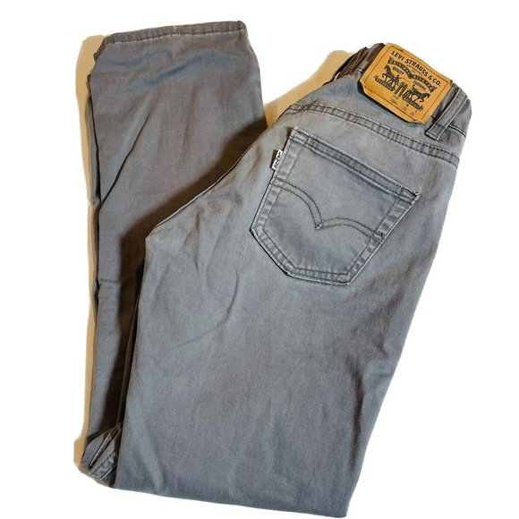 Levi's Other - LEVI'S 514 Straight Leg Gray Denim Jeans Boy's Size 10 Reg W25 x L25